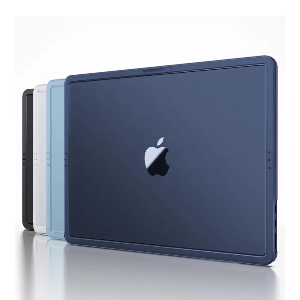 ‘CRACKGUARD’ for MacBook Air 15” Protective Laptop Case-MIDNIGHT CLEAR